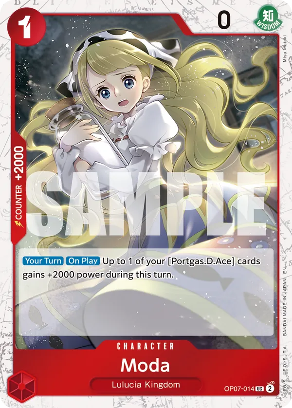 Moda OP07-014 One Piece card