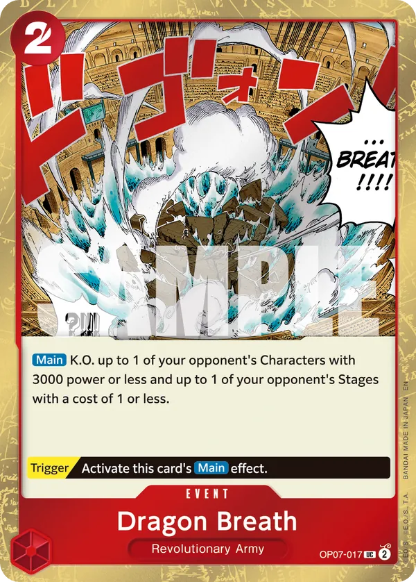 Dragon Breath OP07-017 One Piece card