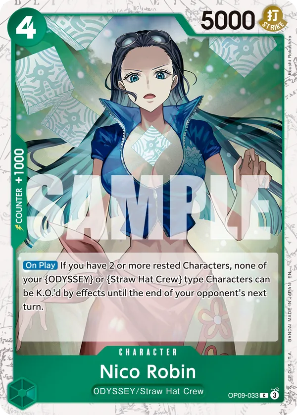 Nico Robin OP09-033 One Piece card