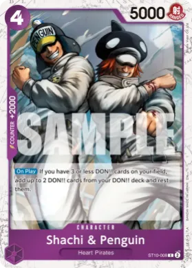 Shachi & Penguin (PRB02 ST10-008) One Piece Card The Best Vol.2