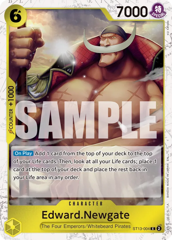 Edward.Newgate ST13-004 One Piece card