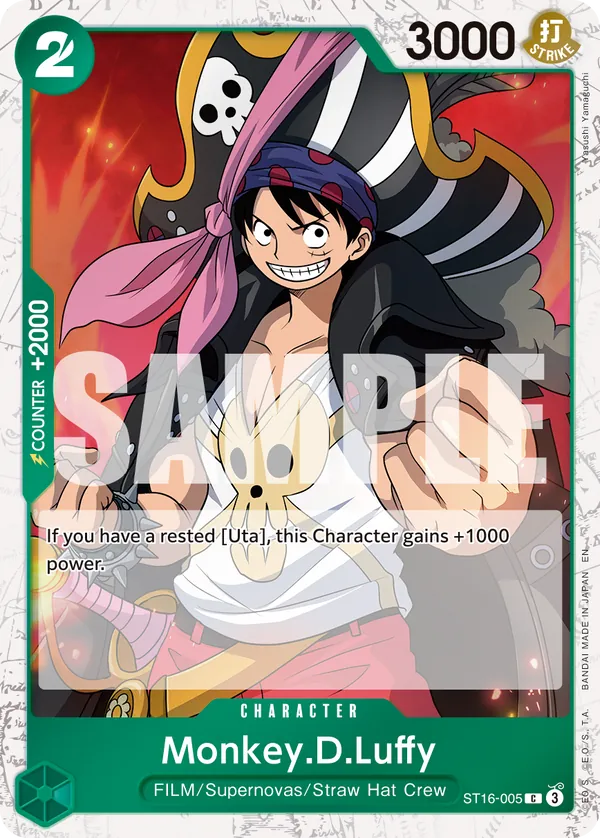 Monkey.D.Luffy ST16-005 One Piece card