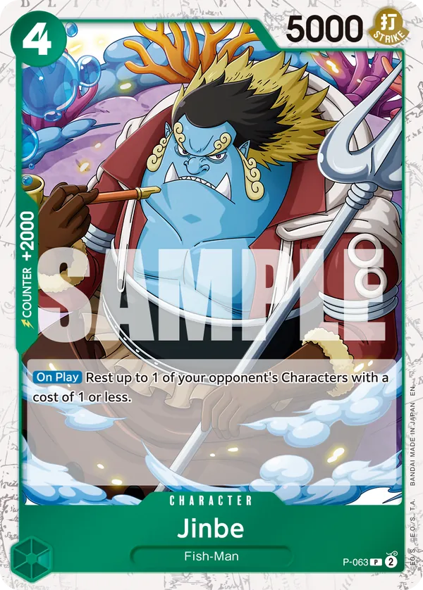 Jinbe P-063 One Piece card