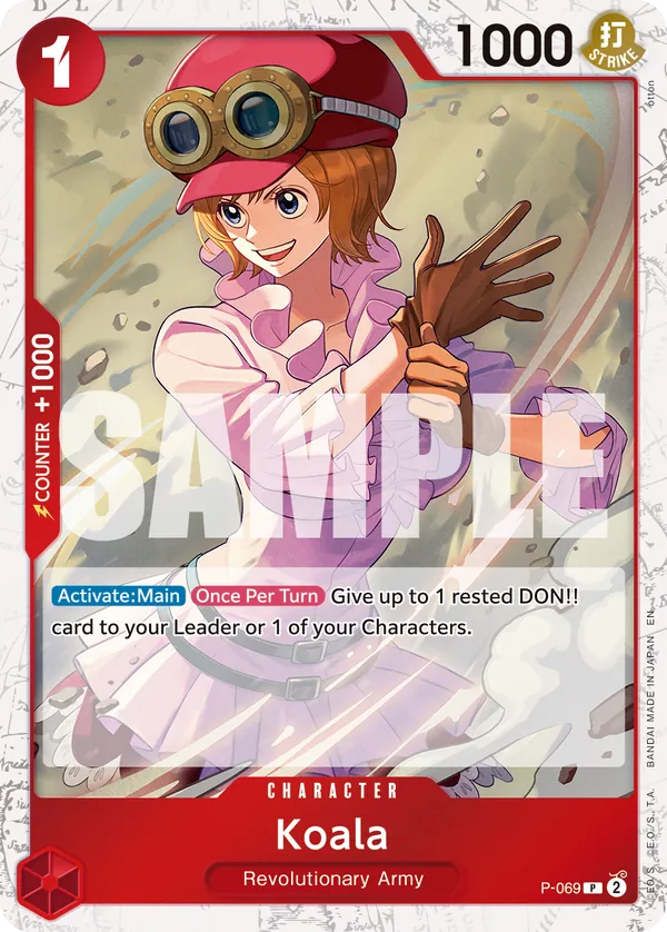 Koala P-069 One Piece card