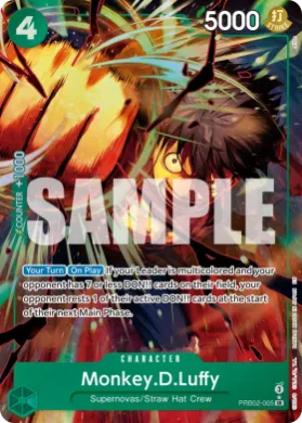 Monkey.D.Luffy (PRB02 PRB02-005) One Piece Card The Best Vol.2