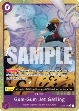 Gum-Gum Jet Gatling (PRB02 OP03-072) One Piece Card The Best Vol.2