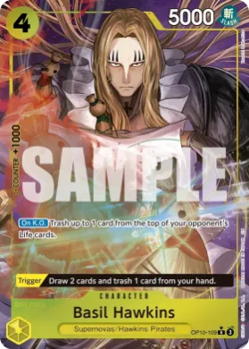 Basil Hawkins (PRB02 OP10-109) One Piece Card The Best Vol.2