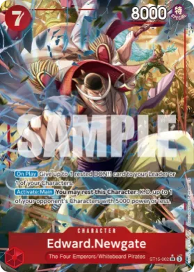 Edward.Newgate (PRB02 ST15-002) One Piece Card The Best Vol.2