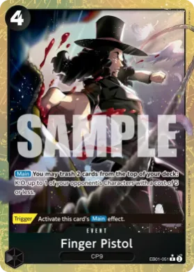 Finger Pistol (PRB02 EB01-051) One Piece Card The Best Vol.2