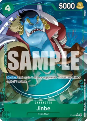Jinbe (PRB02 P-063) One Piece Card The Best Vol.2