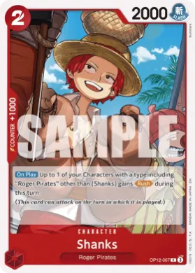 Shanks (OP12 OP12-007) Legacy of the Master