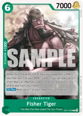 Fisher Tiger (OP11 OP11-035) A Fist of Divine Speed