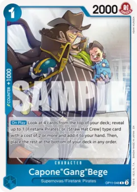 Capone"Gang"Bege (OP11 OP11-048) A Fist of Divine Speed