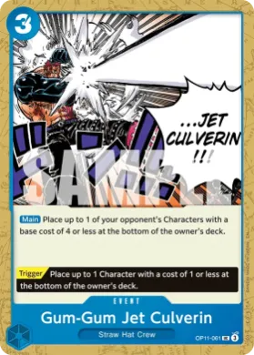 Gum-Gum Jet Culverin (OP11 OP11-061) A Fist of Divine Speed