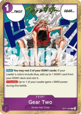 Gear Two (OP11 OP11-080) A Fist of Divine Speed