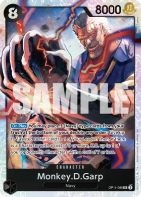 Monkey.D.Garp (OP11 OP11-095) A Fist of Divine Speed