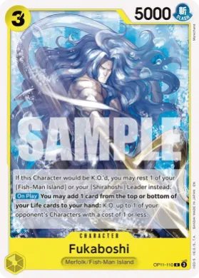 Fukaboshi (OP11 OP11-110) A Fist of Divine Speed