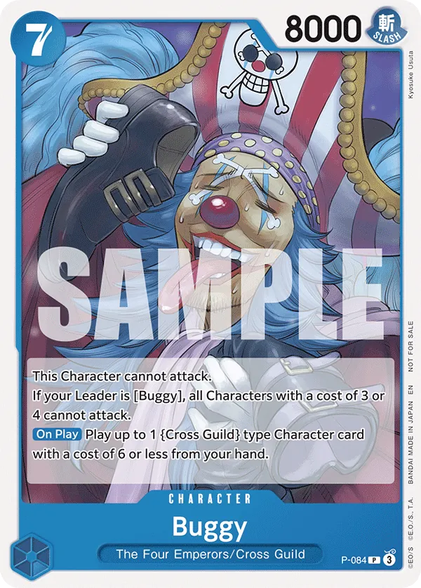 Buggy P-084 One Piece card
