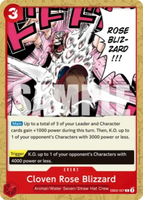Cloven Rose Blizzard (EB02 EB02-007) Anime 25th Collection