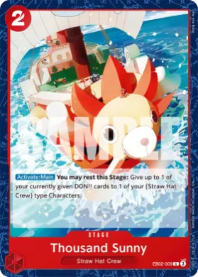 Thousand Sunny (EB02 EB02-009) Anime 25th Collection