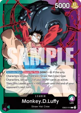 Monkey.D.Luffy (EB02 EB02-010) Anime 25th Collection
