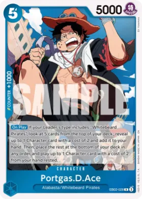 Portgas.D.Ace (EB02 EB02-028) Anime 25th Collection