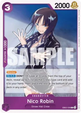 Nico Robin (EB02 EB02-036) Anime 25th Collection