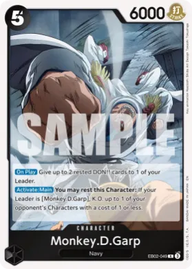 Monkey.D.Garp (EB02 EB02-049) Anime 25th Collection