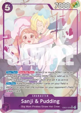 Sanji & Pudding (EB02 EB02-035) Anime 25th Collection