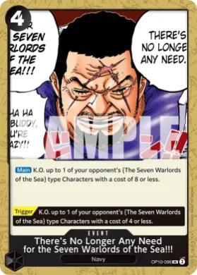 There’s No Longer Any Need for the Seven Warlords of the Sea!!! (OP10 OP10-096) Royal Blood
