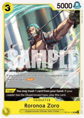 Roronoa Zoro (OP10 OP10-113) Royal Blood
