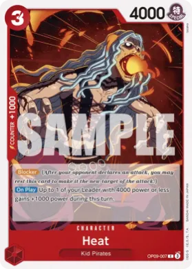 Heat (OP09 OP09-007) Emperors in the New World