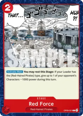 Red Force (OP09 OP09-021) Emperors in the New World