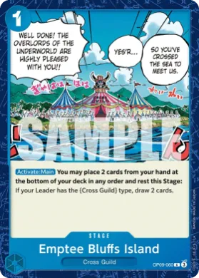 Emptee Bluffs Island (OP09 OP09-060) Emperors in the New World