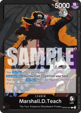 Marshall.D.Teach (OP09 OP09-081) Emperors in the New World