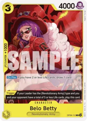 Belo Betty (OP09 OP09-112) Emperors in the New World