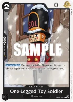 One-Legged Toy Soldier (OP05 OP05-081) Awakening of the New Era