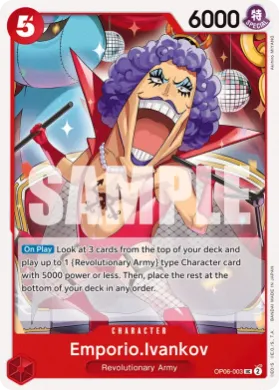 Emporio.Ivankov (OP06 OP06-003) Wings of the Captain