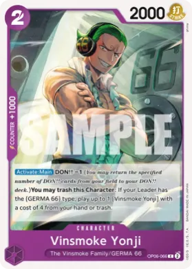 Vinsmoke Yonji (OP06 OP06-066) Wings of the Captain