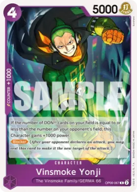 Vinsmoke Yonji (OP06 OP06-067) Wings of the Captain
