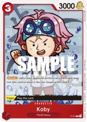 Koby (PRB01 P-014) One Piece Card The Best