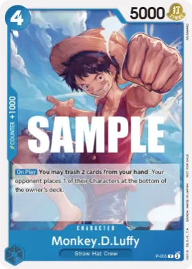 Monkey.D.Luffy (PRB01 P-055) One Piece Card The Best
