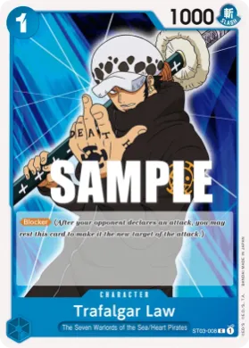 Trafalgar Law (ST03 ST03-008) The Seven Warlords of the Sea