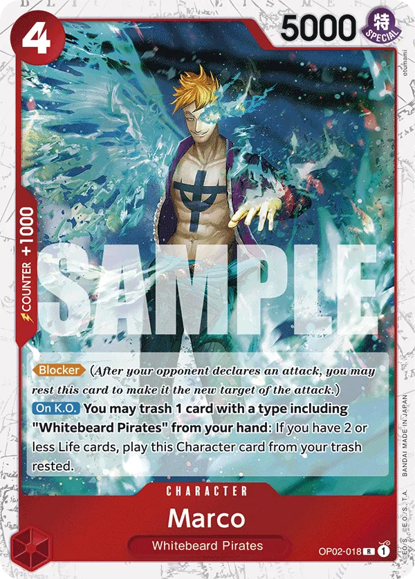 Marco OP02-018 Alt Art One Piece card
