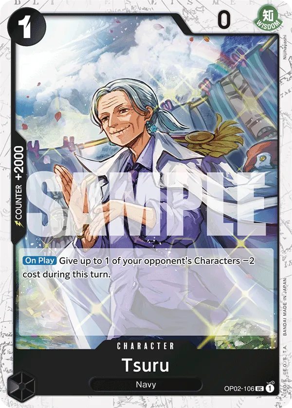 Tsuru OP02-106 One Piece card