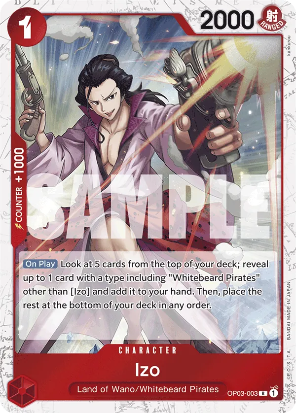 Izo OP03-003 One Piece card