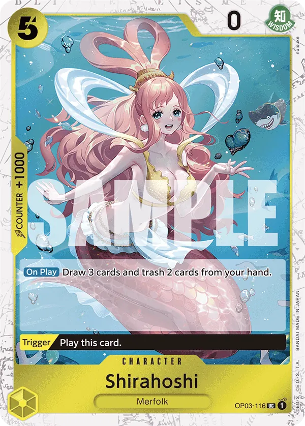 Shirahoshi OP03-116 One Piece card
