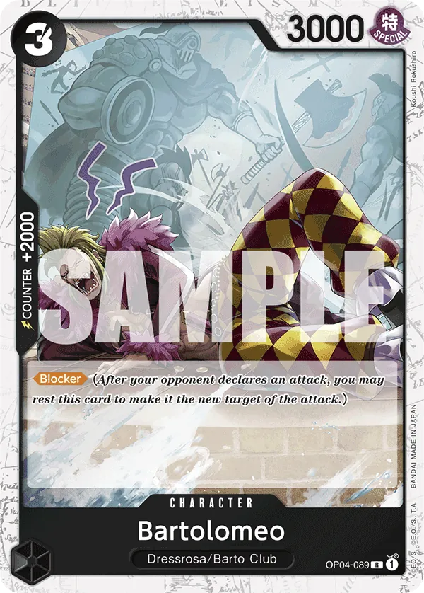 Bartolomeo OP04-089 One Piece card