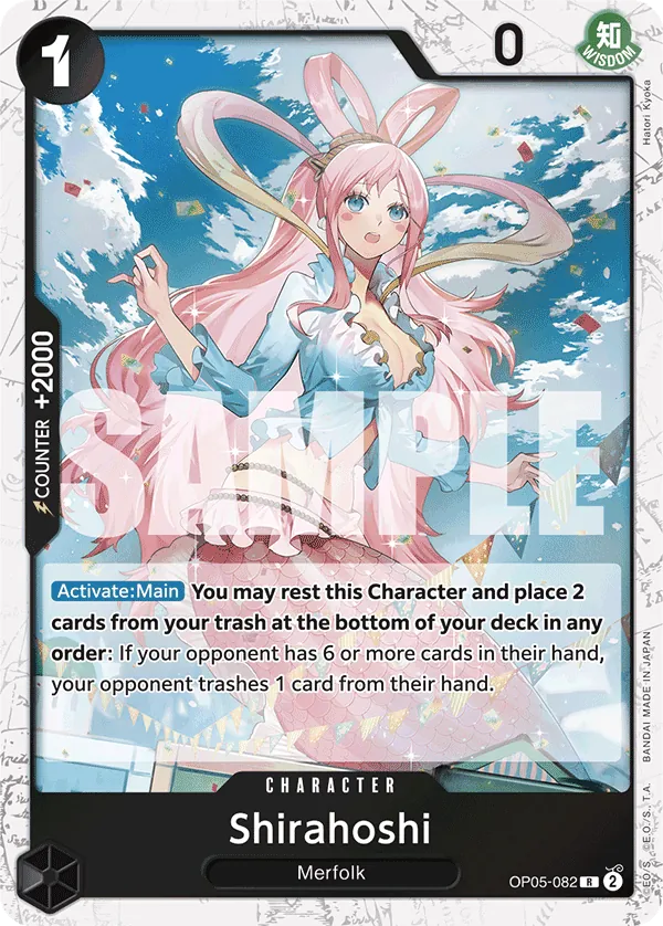 Shirahoshi OP05-082 Alt Art One Piece card