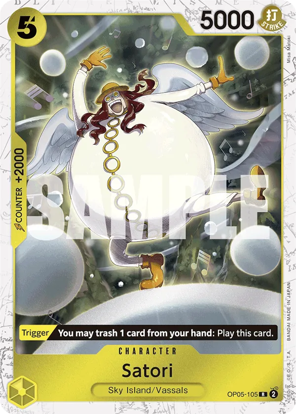 Satori OP05-105 One Piece card